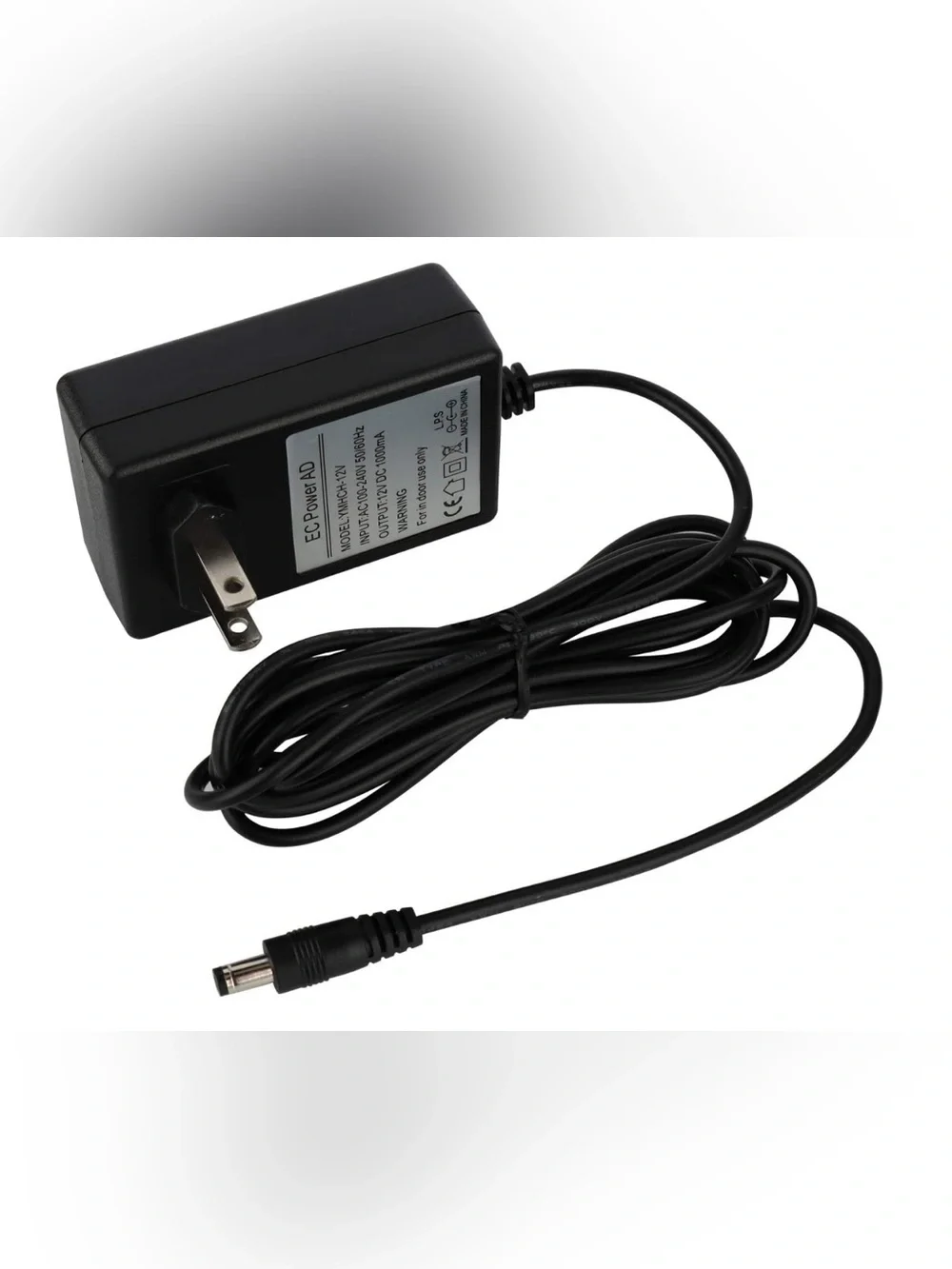 Replacement 12V Tablet Power Adapter - Black